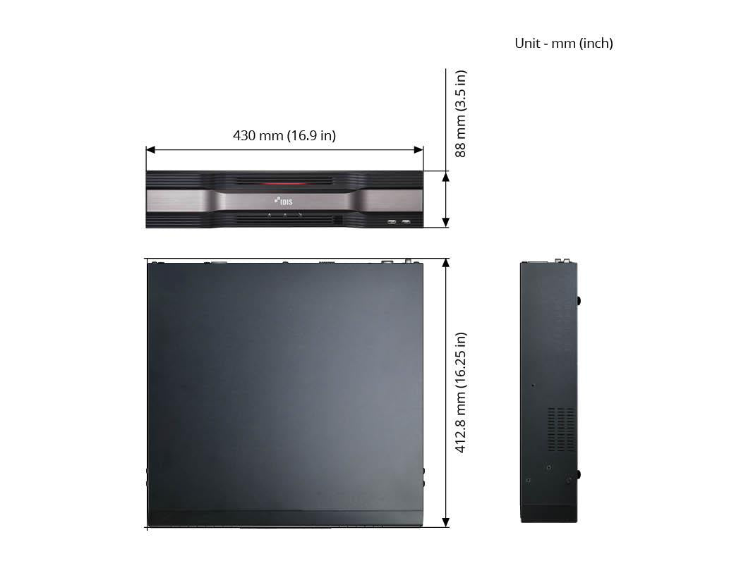 Idis DR-6532P-A DirectIP 6500 Series H.265 4K Recorder Idis