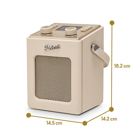 Roberts Revival Mini2 Portable DAB+/FM Radio in Pastel Cream Digital Radios Roberts