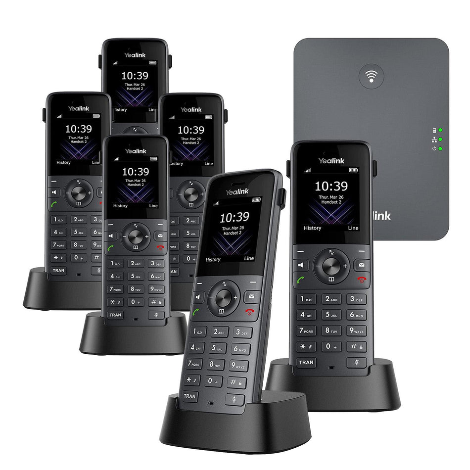 Yealink W73P Sextet Cordless Phone Cordless Phone Yealink