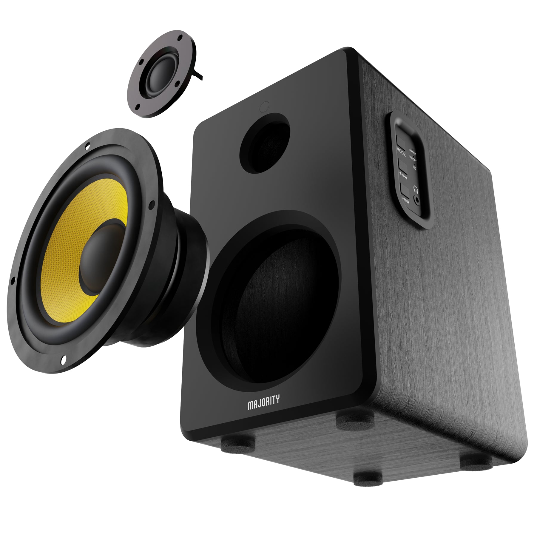 Majority D40X Bookshelf Active Speakers Bluetooth Speaker Majority   