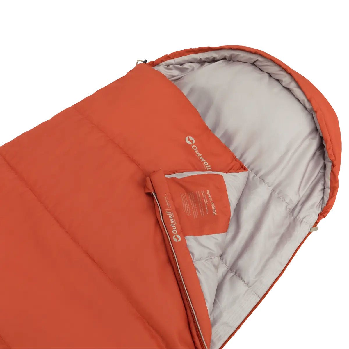 Outwell Campion Lux Sleeping Bag - Orange Sleeping Bags Outwell