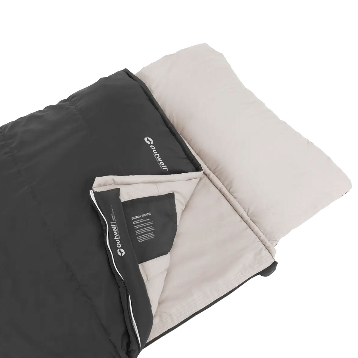 Outwell Contour Prime Sleeping Bag - Dark Grey Sleeping Bags Outwell