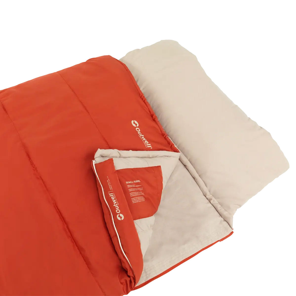 Outwell Contour Lux Sleeping Bag - Red Sleeping Bags Outwell