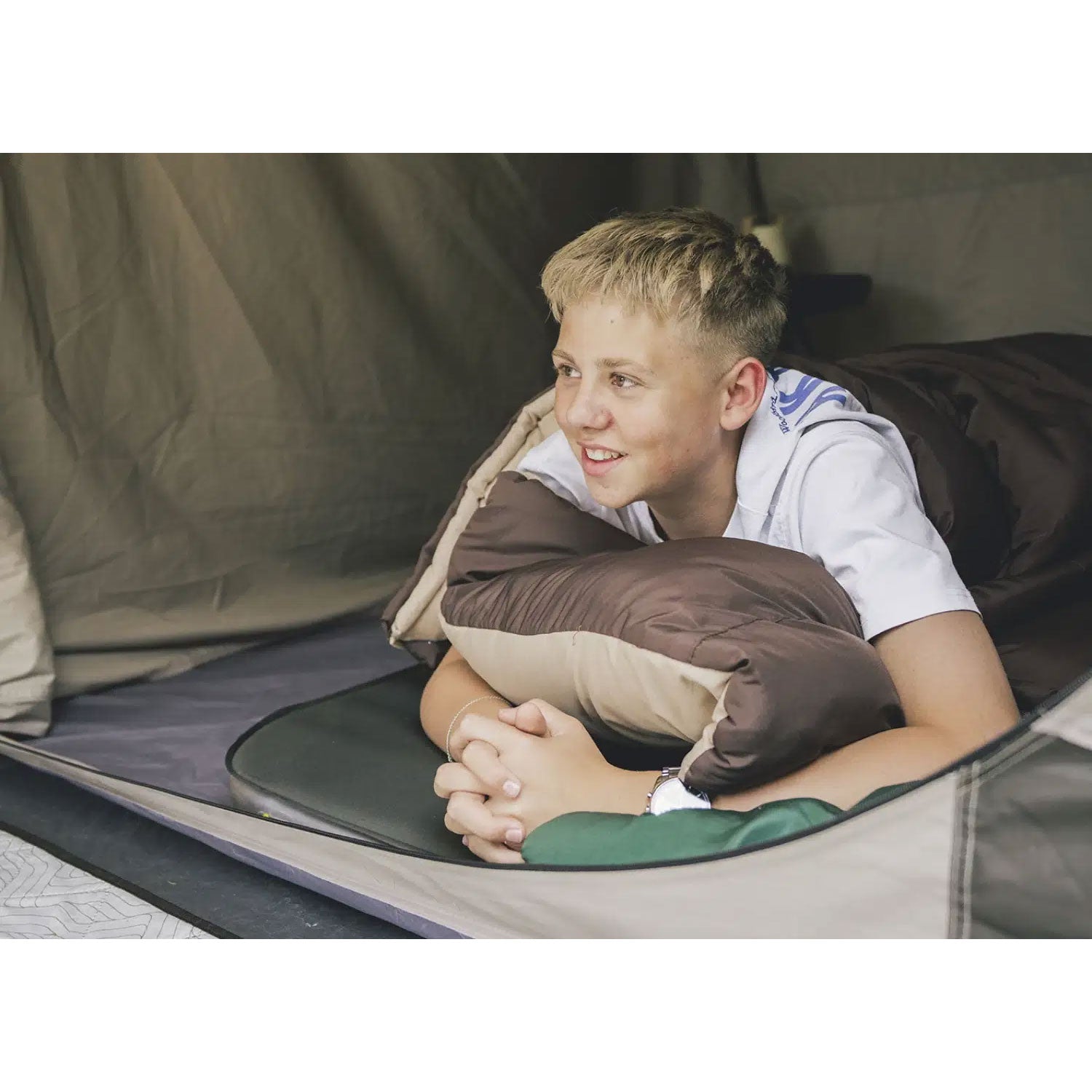 Outwell Contour Supreme Sleeping Bag - Brown Sleeping Bags Outwell