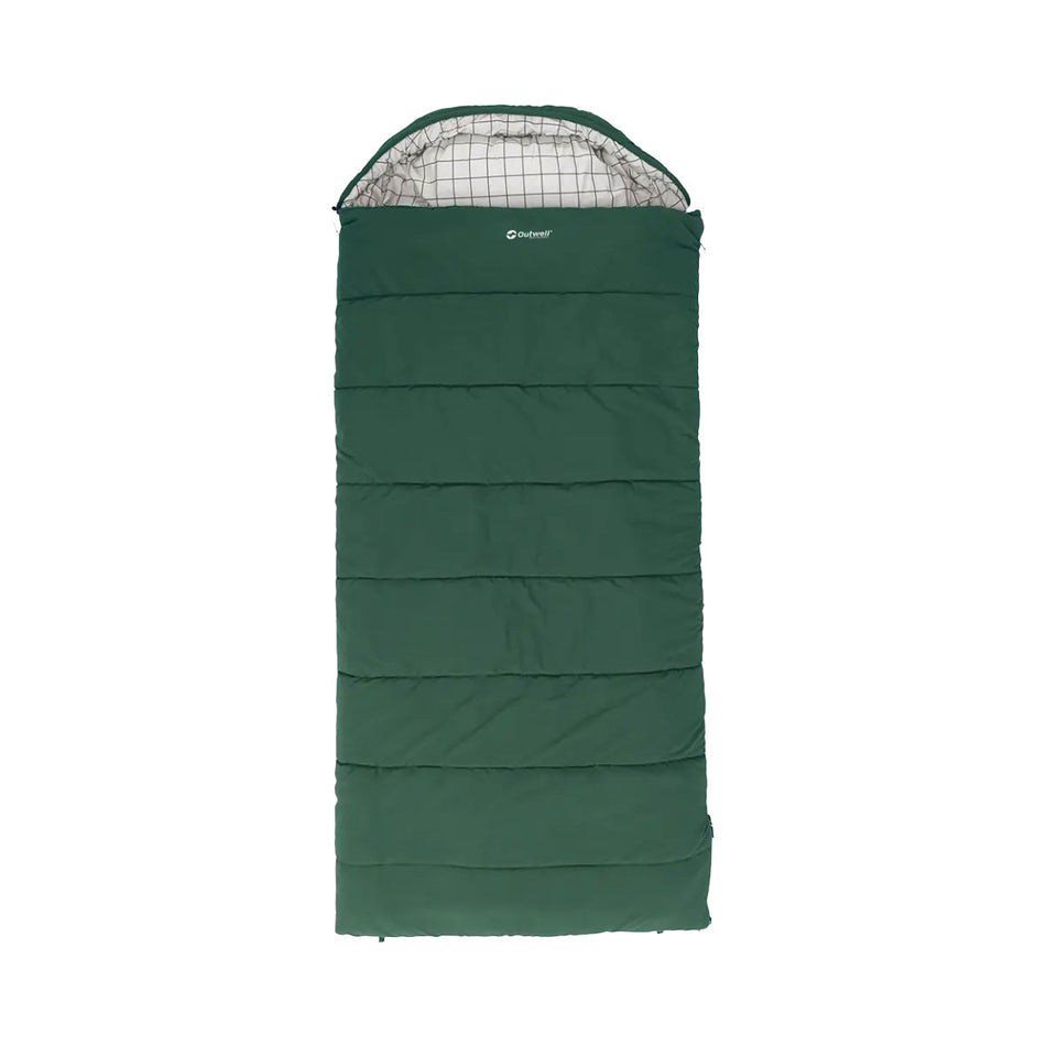 Outwell Camper Lux XL Sleeping Bag - Green Sleeping Bags Outwell