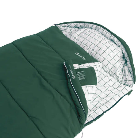 Outwell Camper Lux XL Sleeping Bag - Green Sleeping Bags Outwell
