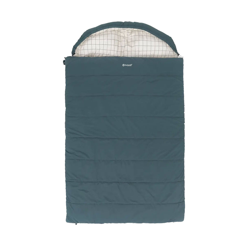 Outwell Camper Lux Double Sleeping Bag - Blue Sleeping Bags Outwell