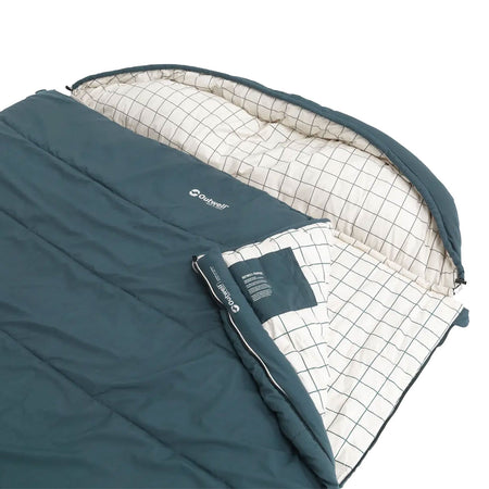 Outwell Camper Lux Double Sleeping Bag - Blue Sleeping Bags Outwell