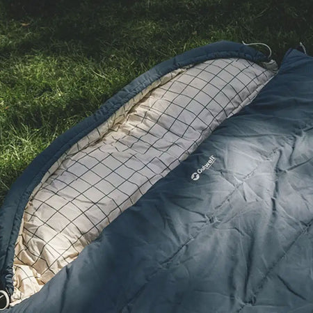 Outwell Camper Lux Double Sleeping Bag - Blue Sleeping Bags Outwell