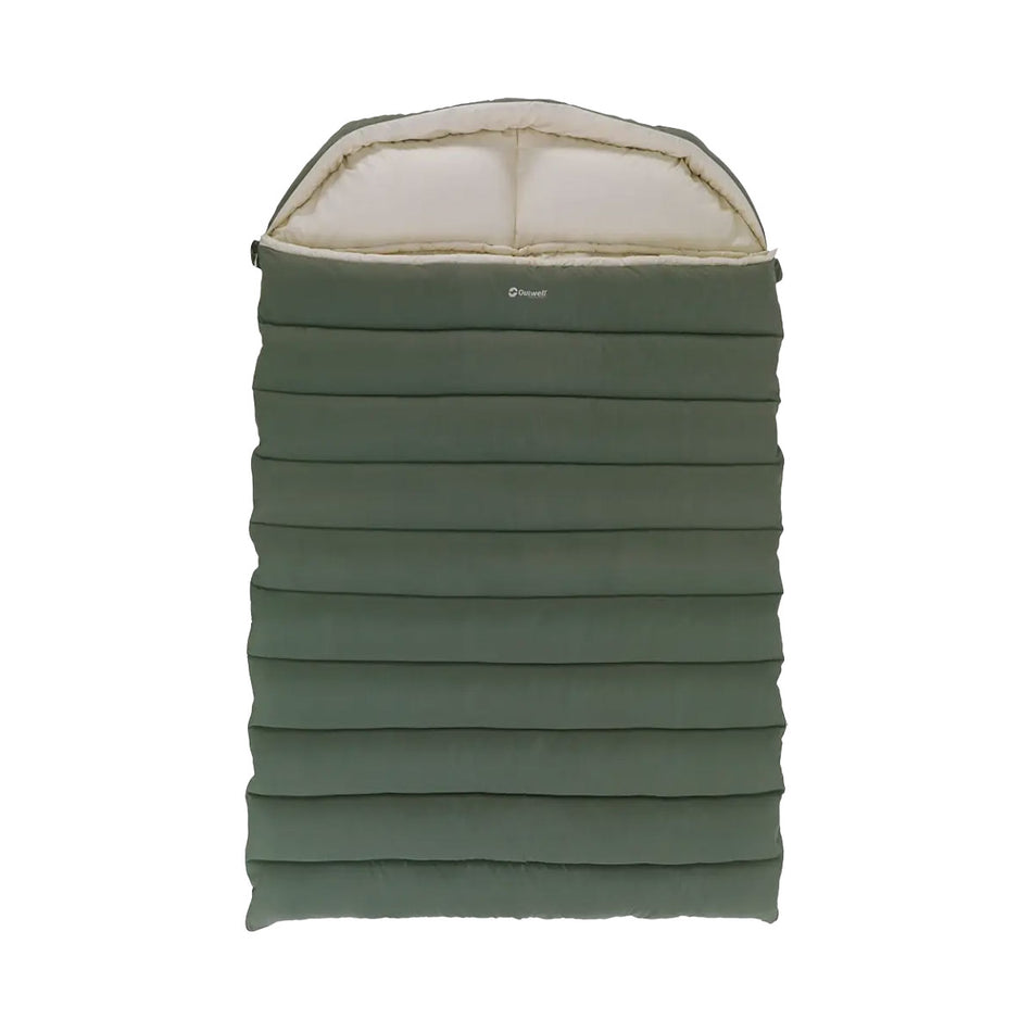 Outwell Constellation Lux Double Sleeping Bag - Green Sleeping Bags Outwell