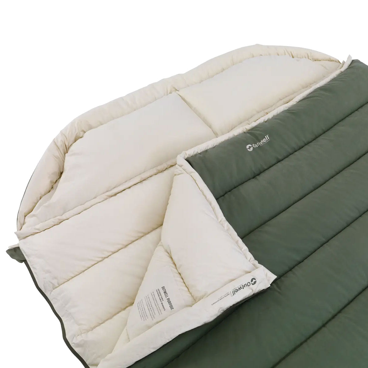 Outwell Constellation Lux Double Sleeping Bag - Green Sleeping Bags Outwell