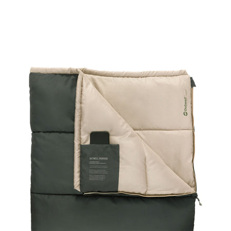 Outwell Champ Kids Sleeping Bag - Forest Green Sleeping Bags Outwell