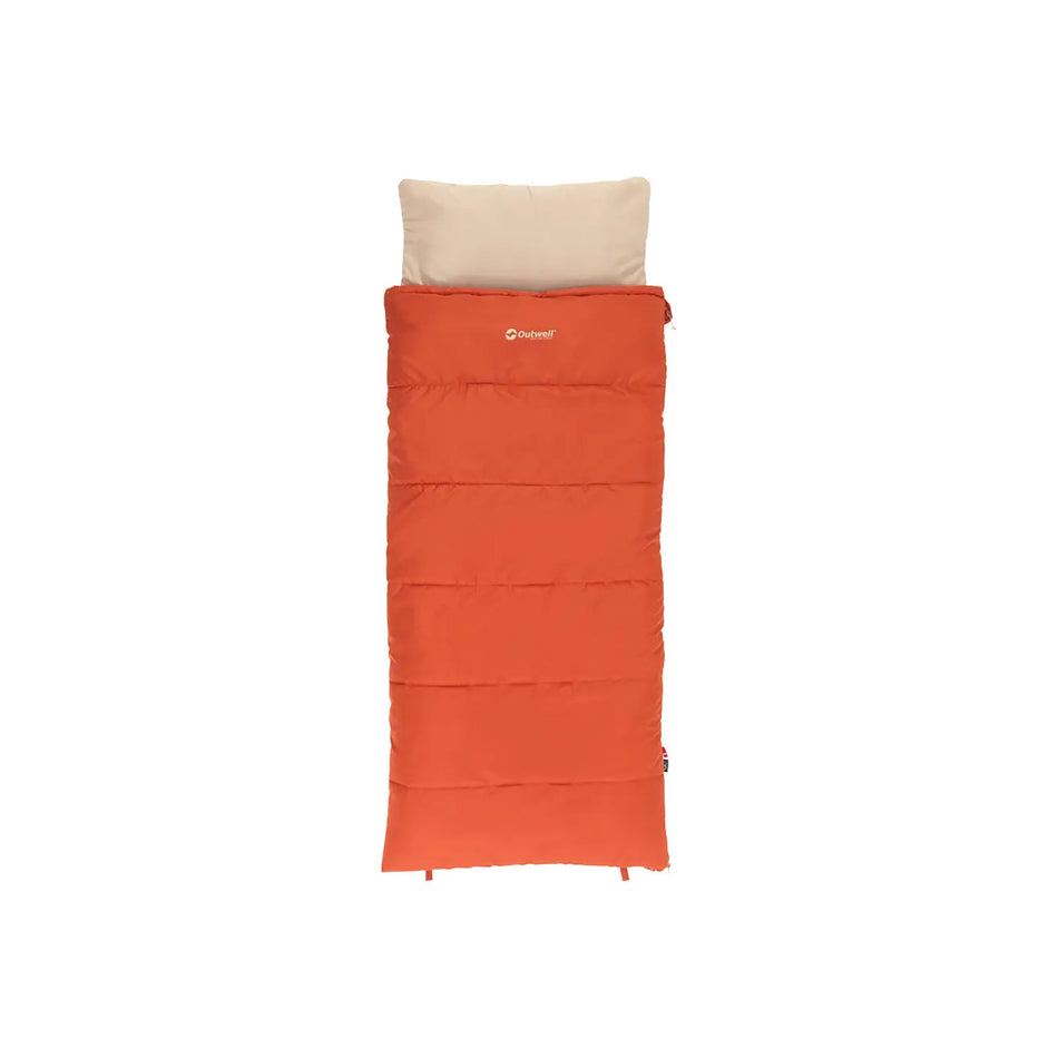 Outwell Contour Junior Sleeping Bag - Red Sleeping Bags Outwell