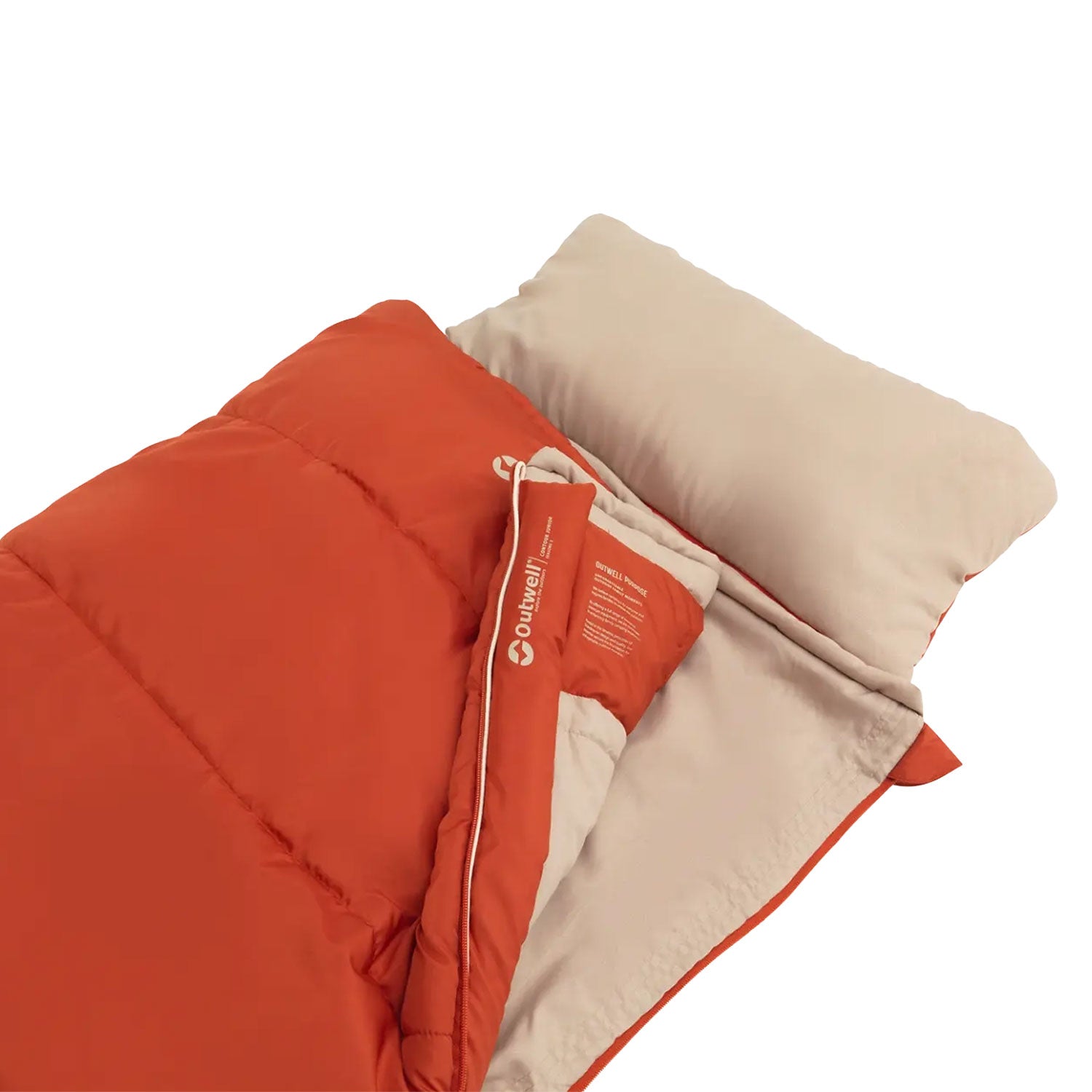 Outwell Contour Junior Sleeping Bag - Red Sleeping Bags Outwell
