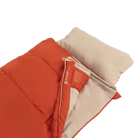 Outwell Contour Junior Sleeping Bag - Red Sleeping Bags Outwell
