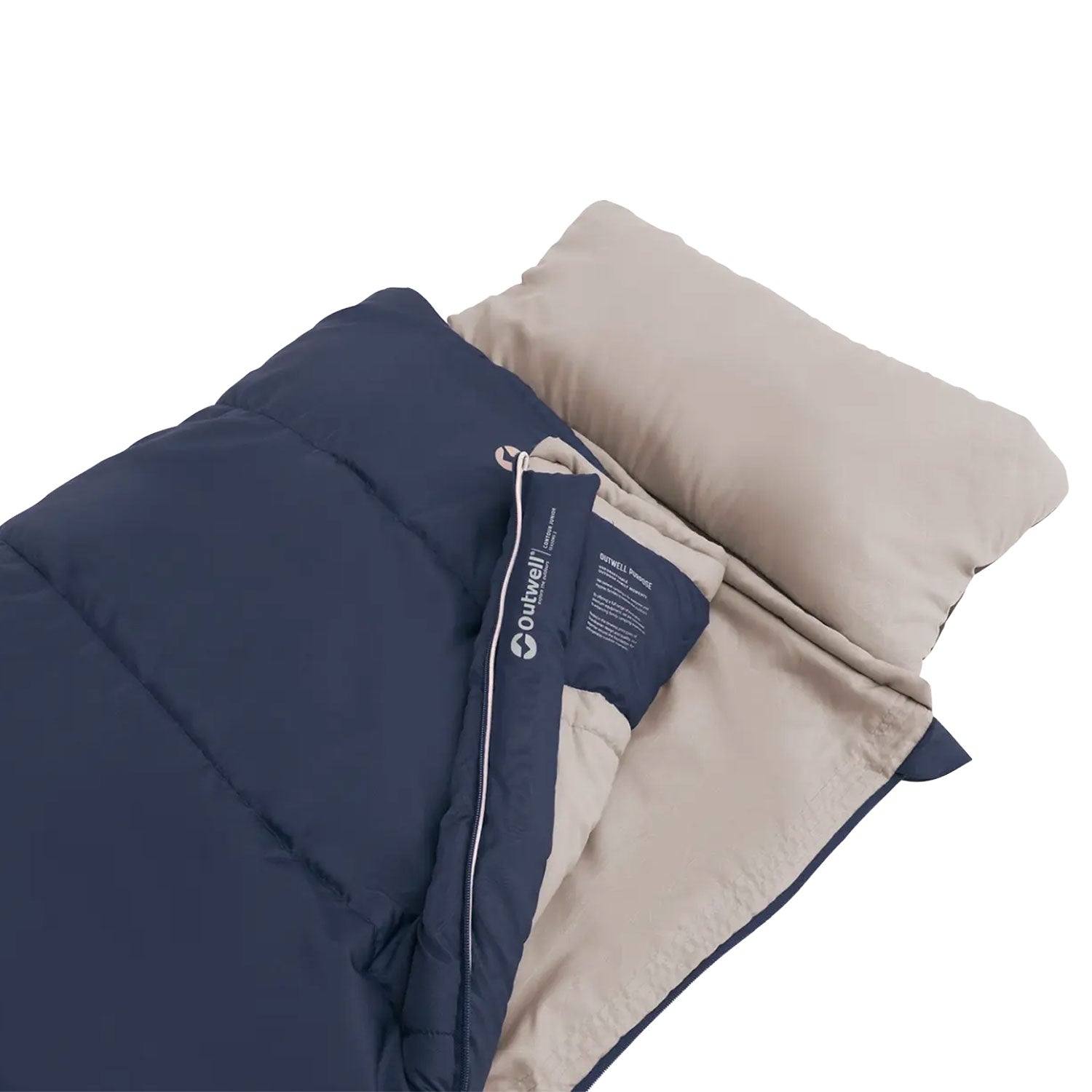 Outwell Contour Junior Sleeping Bag - Deep Blue Sleeping Bags Outwell