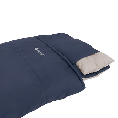 Outwell Contour Junior Sleeping Bag - Deep Blue Sleeping Bags Outwell