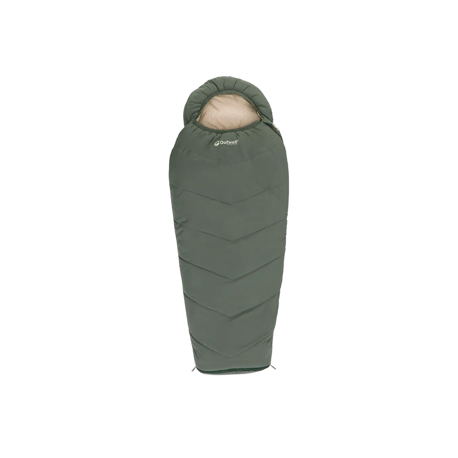 Outwell Convertible Junior Sleeping Bag - Dusty Green Sleeping Bags Outwell