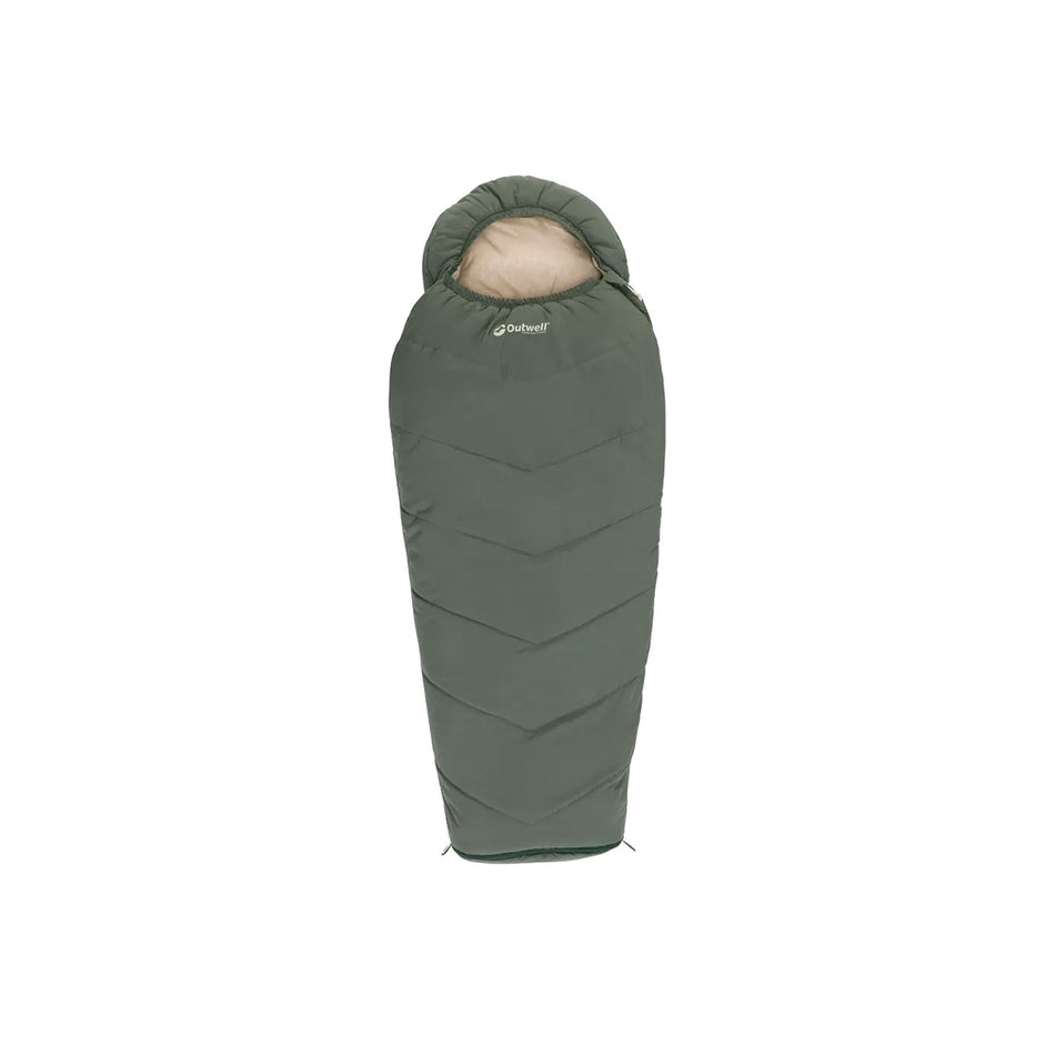 Outwell Convertible Junior Sleeping Bag - Dusty Green Sleeping Bags Outwell