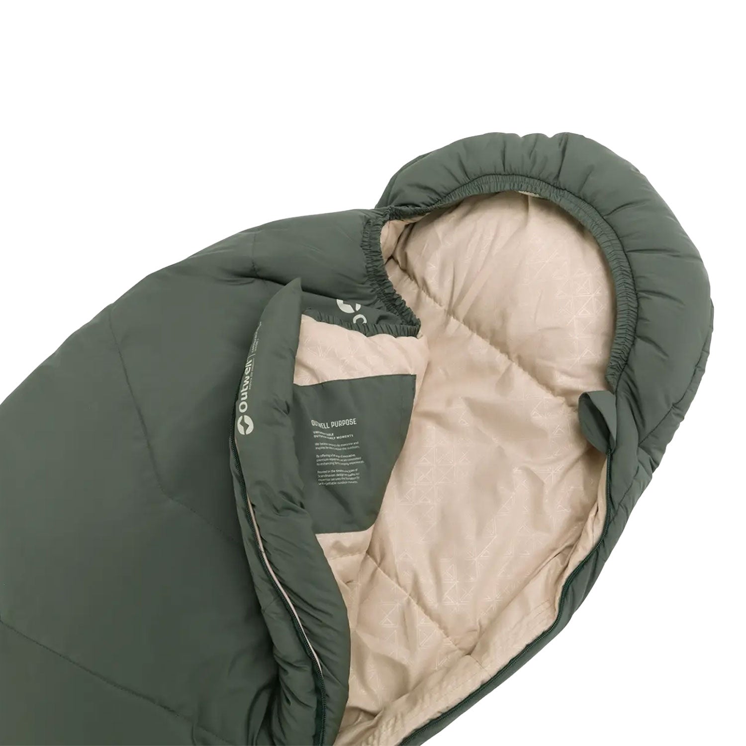 Outwell Convertible Junior Sleeping Bag - Dusty Green Sleeping Bags Outwell
