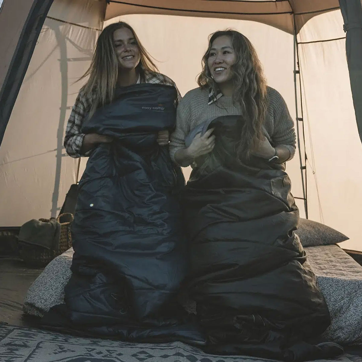 Easy Camp Starling Square Sleeping Bag Blue 10°C Sleeping Bags Easy Camp