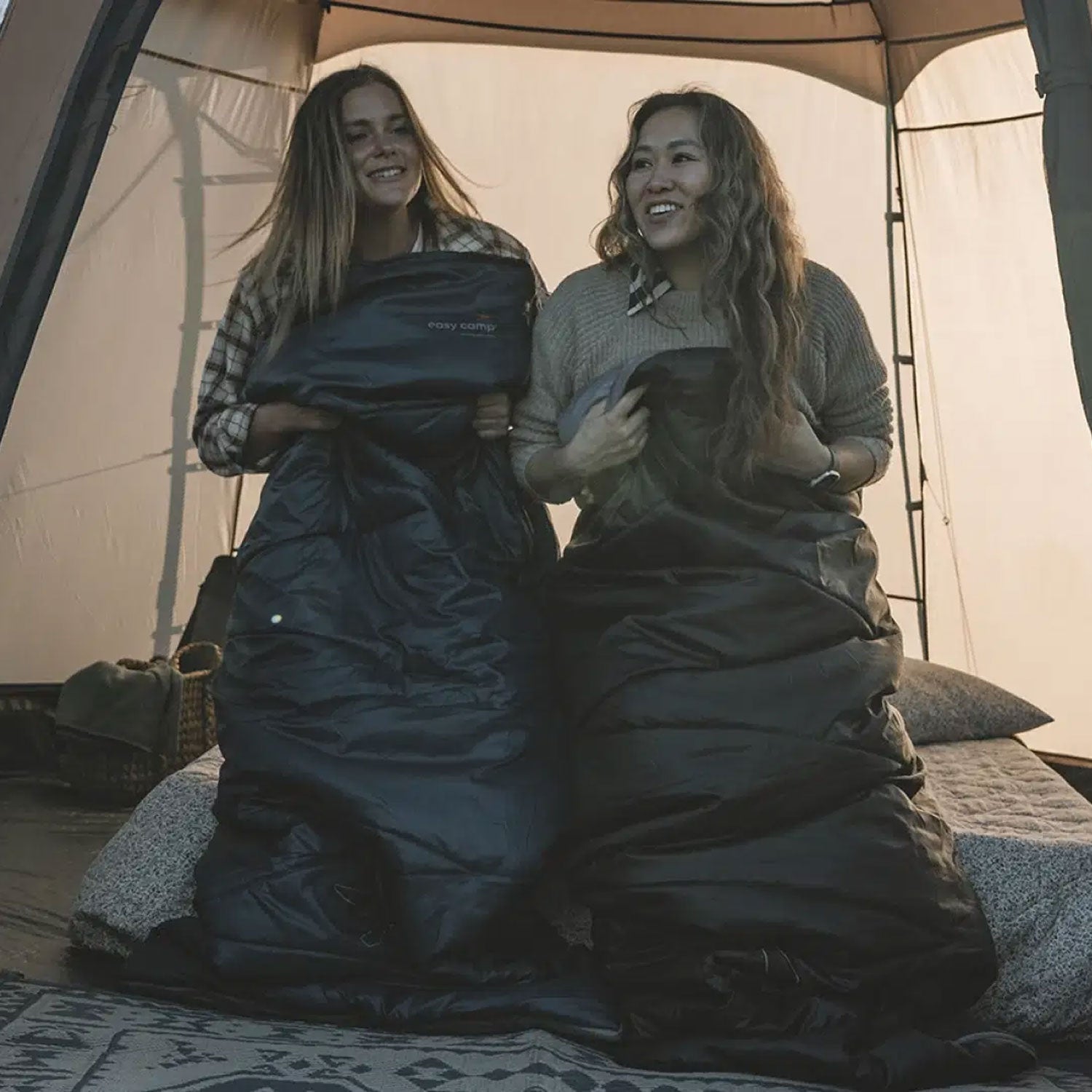 Easy Camp Starling Square Sleeping Bag Blue 10°C Sleeping Bags Easy Camp