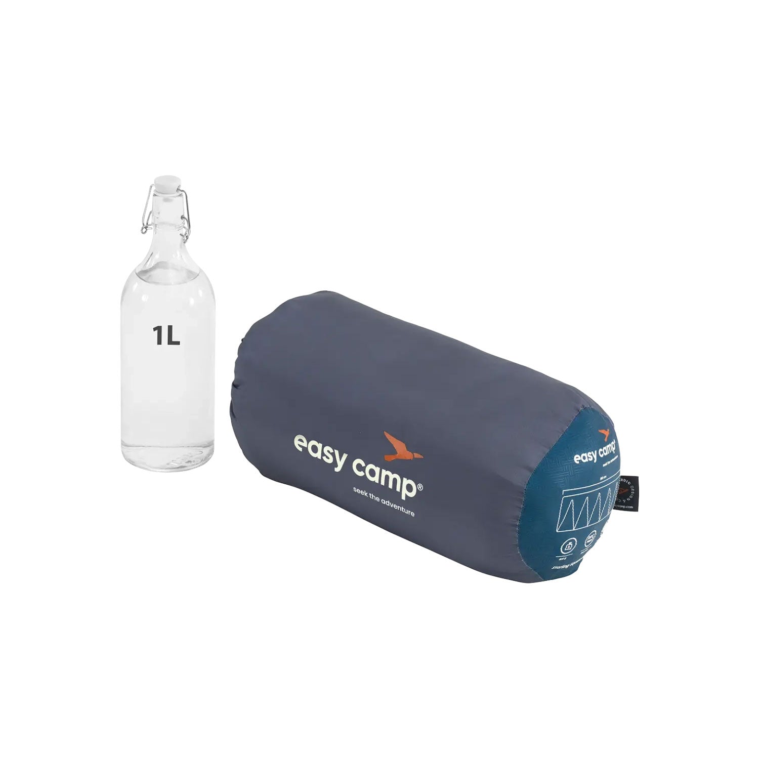 Easy Camp Starling Square Sleeping Bag Blue 10°C Sleeping Bags Easy Camp