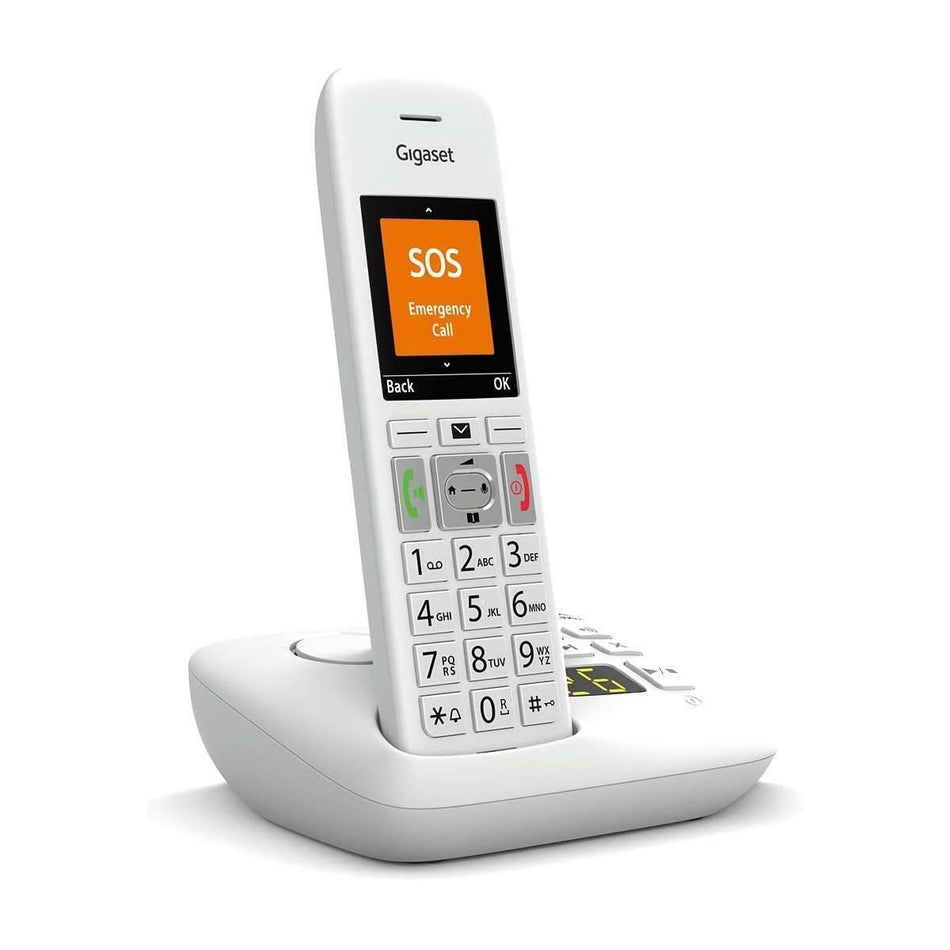 Gigaset Premium E390A Cordless Phone, Single Handset (Refurbished) Landline Phones Gigaset   