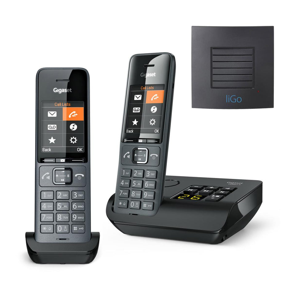 Gigaset Family Plus A Twin Cordless Phone with Long Range Landline Phones Gigaset