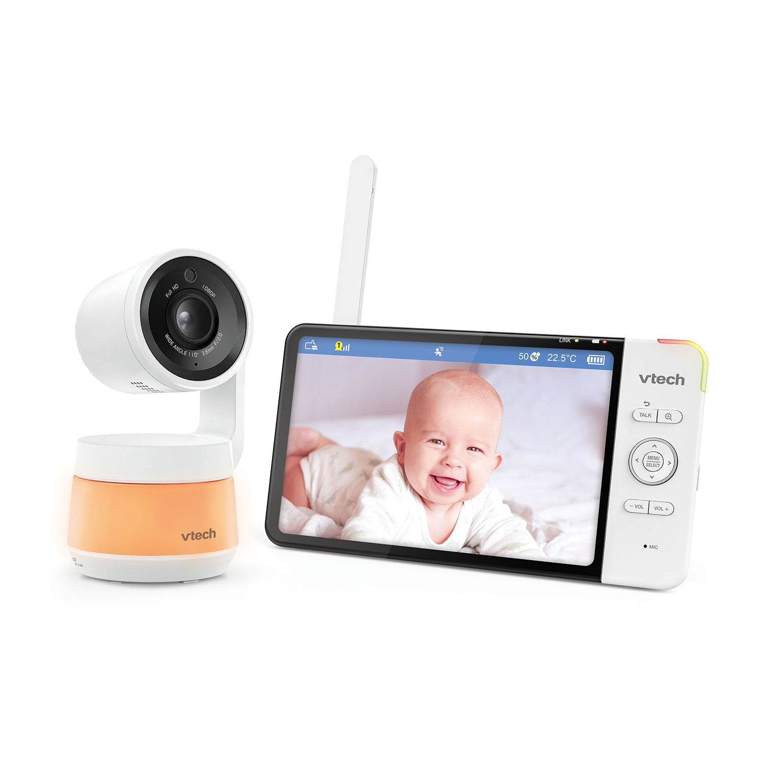 VTech RM7767HD 7" PTZ Smart Video Baby Monitor Baby Monitors VTech   