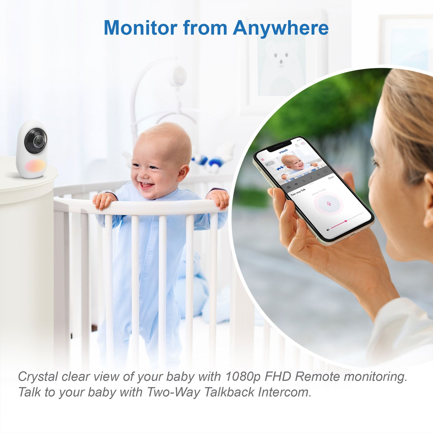 VTech RM2751 2.8" Smart Video Baby Monitor Baby Monitors VTech   