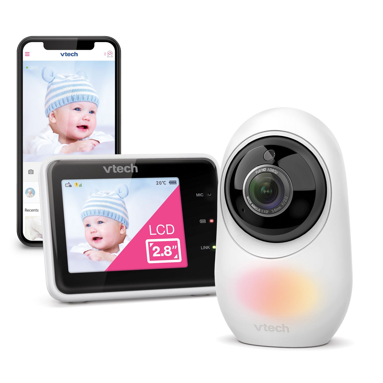 VTech RM2751 2.8" Smart Video Baby Monitor Baby Monitors VTech   