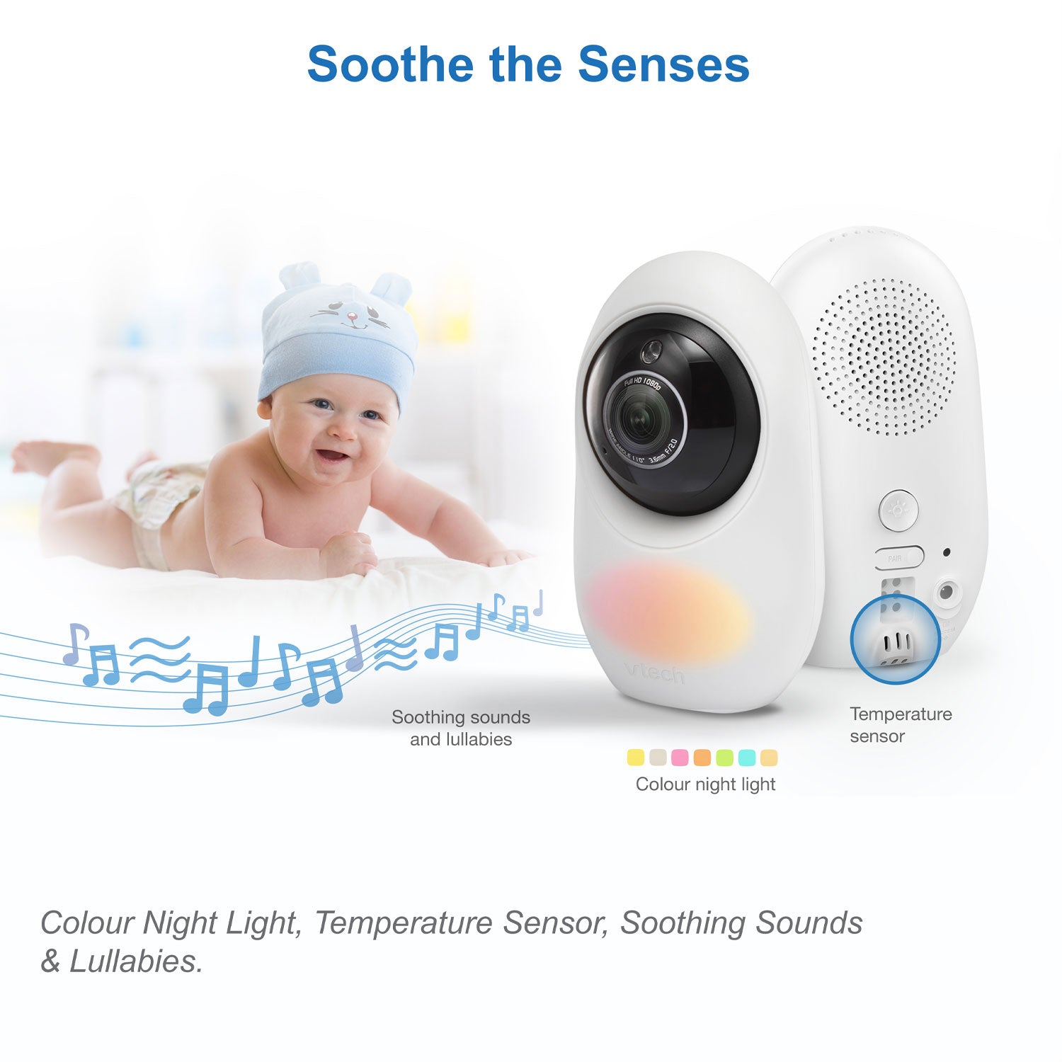 VTech RM2751 2.8" Smart Video Baby Monitor Baby Monitors VTech   