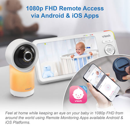 VTech RM5766HD 5" Smart Video Baby Monitor Baby Monitors VTech   