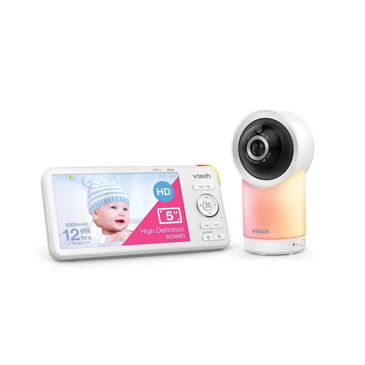 VTech RM5766HD 5" Smart Video Baby Monitor Baby Monitors VTech   