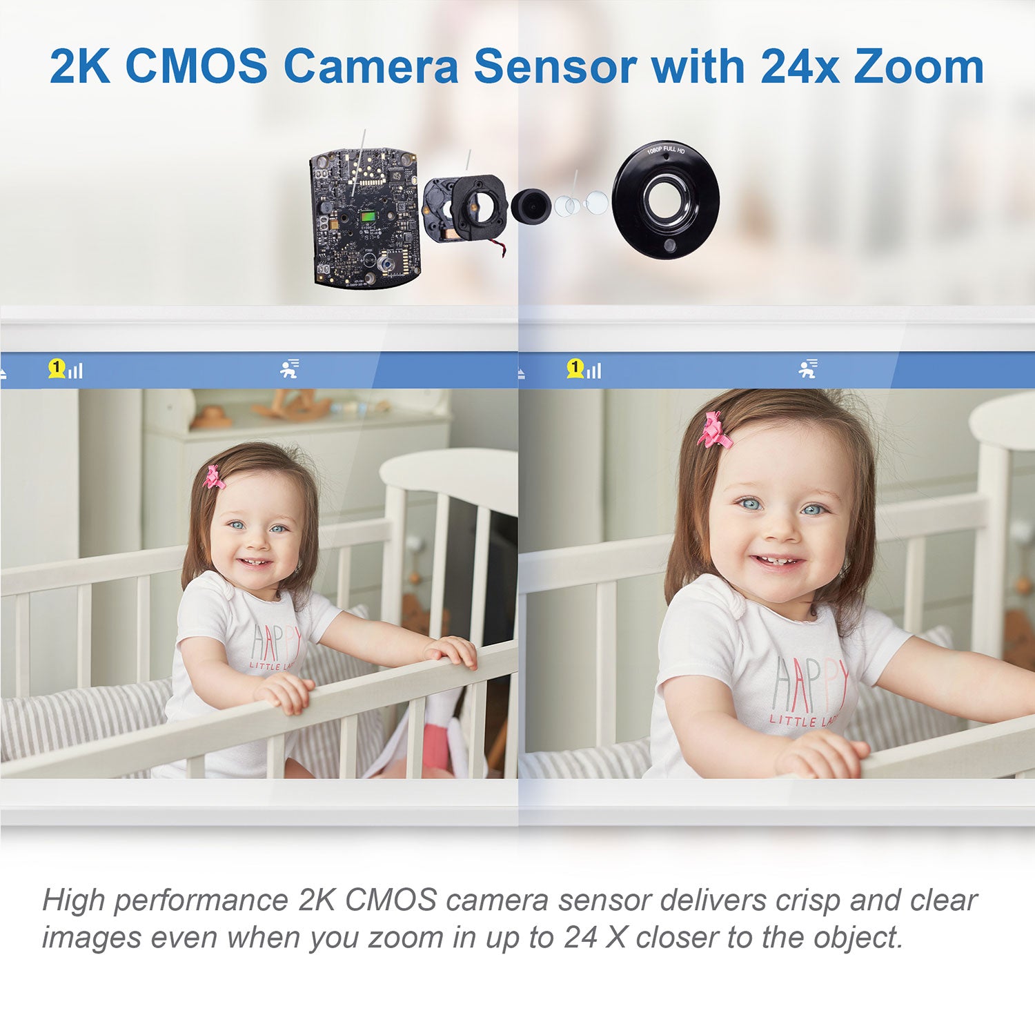 VTech RM7766HD 7" PTZ Smart Video Baby Monitor Baby Monitors VTech   