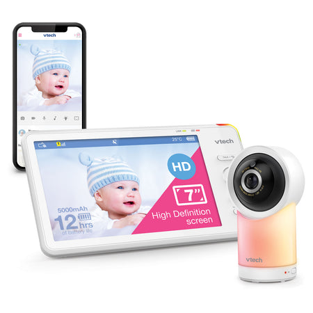 VTech RM7766HD 7" PTZ Smart Video Baby Monitor Baby Monitors VTech   