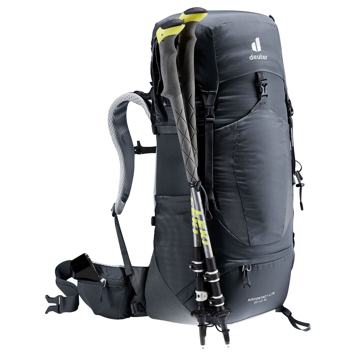 deuter Aircontact Lite 35 + 10 SL Backpack | Black Graphite Rucksacks & Backpacks deuter