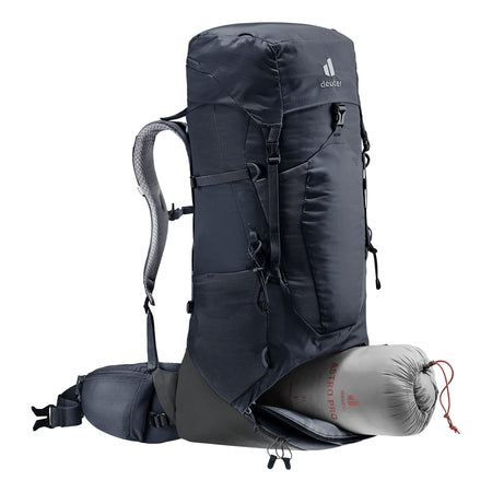 deuter Aircontact Lite 40 + 10 Backpack | Black Graphite Rucksacks & Backpacks deuter