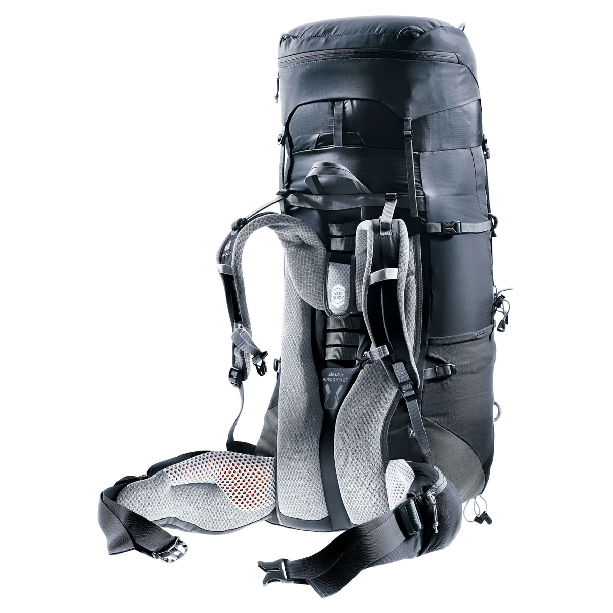 deuter Aircontact Lite 45 + 10 SL Backpack | Black Graphite Rucksacks & Backpacks deuter