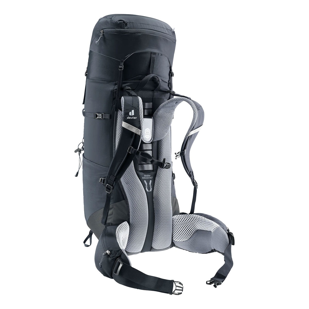 deuter Aircontact Lite 50 + 10 Backpack | Black Graphite Rucksacks & Backpacks deuter