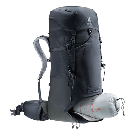 deuter Aircontact Lite 50 + 10 Backpack | Black Graphite Rucksacks & Backpacks deuter