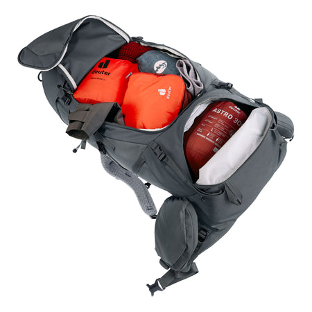 deuter Aircontact Core 45+10 SL Backpack | Graphite Rucksacks & Backpacks deuter