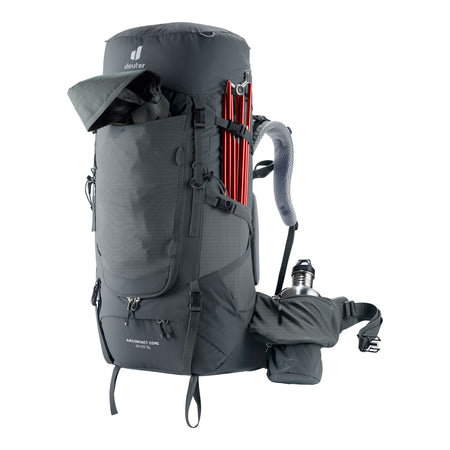 deuter Aircontact Core 45+10 SL Backpack | Graphite Rucksacks & Backpacks deuter