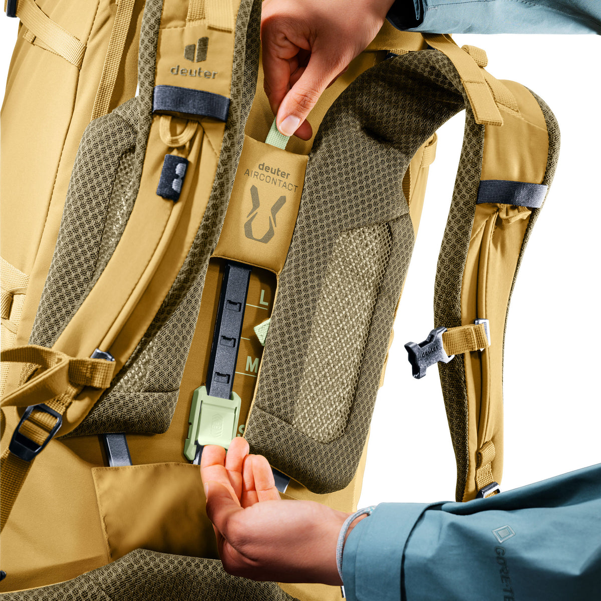 deuter Aircontact Core 45+10 SL Backpack | Savanna Nori Rucksacks & Backpacks deuter
