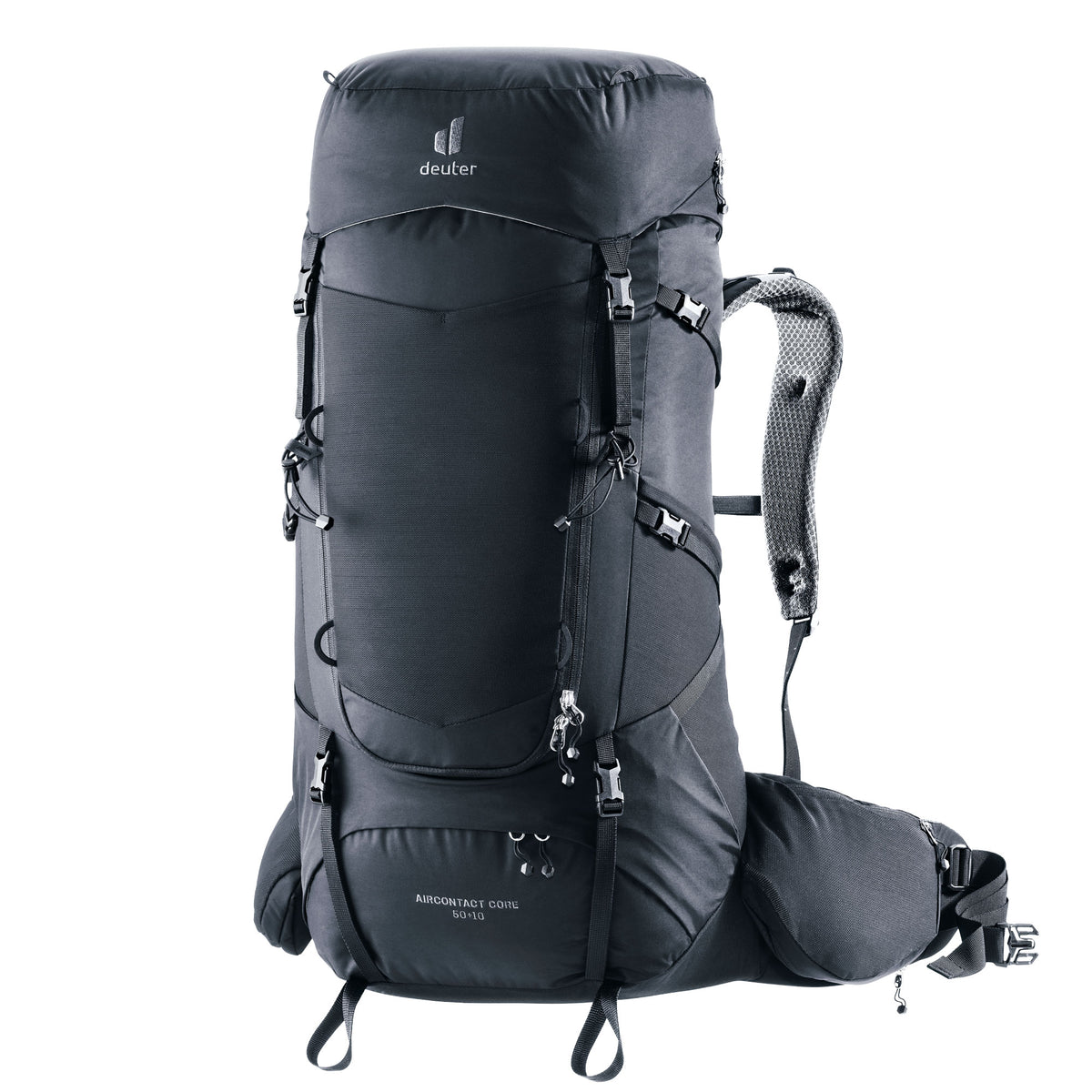 deuter Aircontact Core 50+10 Backpack | Black Rucksacks & Backpacks deuter