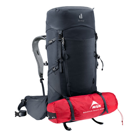 deuter Aircontact Core 50+10 Backpack | Black Rucksacks & Backpacks deuter