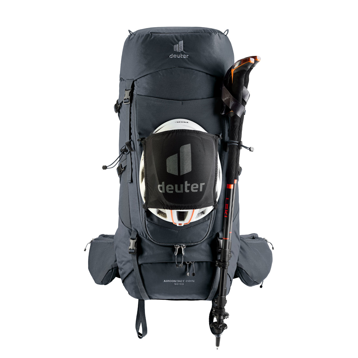 deuter Aircontact Core 50+10 Backpack | Black Rucksacks & Backpacks deuter
