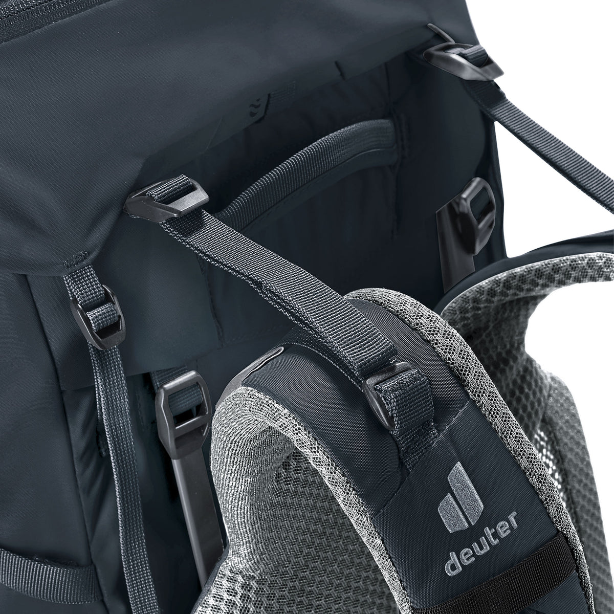 deuter Aircontact Core 50+10 Backpack | Black Rucksacks & Backpacks deuter