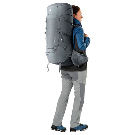 deuter Aircontact Core 55+10 SL Backpack | Graphite Rucksacks & Backpacks deuter